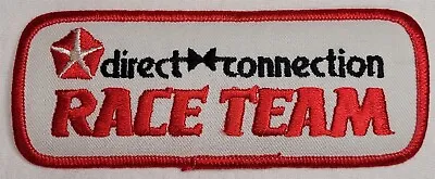 Dodge Chrysler Direct Connection Race Team Iron On Car Patch *Vintage NOS* #702 • $5.99