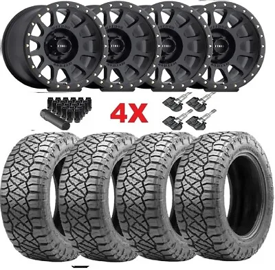 Fit Tundra Sequoia Method Nv Mr305 Black Wheel Tire Package 275 65 18 All At • $2149