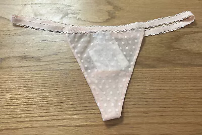 NWT LA PERLA Glamour Pink Thong Panties Size 4 LA PERLA Polka Dot Lace Panties • $49.99