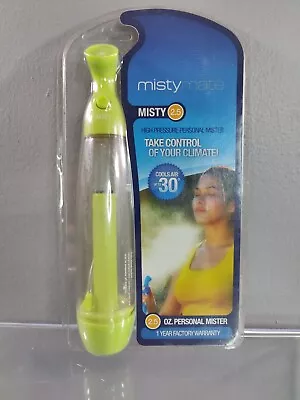 Misty Mate Misty 2.5 Oz Hp Personal Mister Cools Air Up To 30 Degrees Lime Green • $19.99