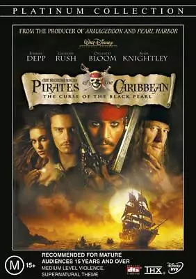 Pirates Of The Caribbean-The Curse Of The Blackpearl (DVD 2003) • $3.50