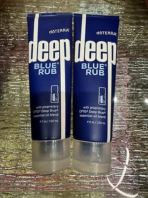 2 Pack DoTERRA Deep Blue Rub 4 Oz New Sealed FREE SHIPPING EXP 2024.08 • $24.99