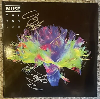 MUSE - Fully Signed / Autographed ‘2nd Law’ Album LP • $575