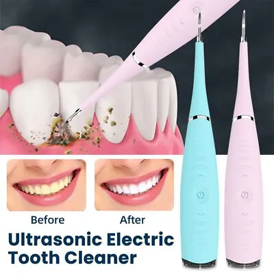 $15.99 • Buy Ultrasonic Dental Scaler Electric Tooth Cleaner Calculus Remover Teeth Whitening