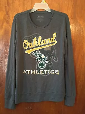 Oakland Athletics A’s Womens Gray Long Sleeve Sweater Small Stomper • $15.20