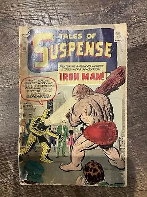 Tales Of Suspense #40 - Marvel Comics - 2nd App Iron Man - 1963 - Low Grade  • £48.66