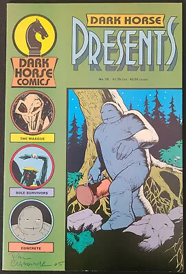 £163.56 • Buy DARK HORSE PRESENTS #10 (Sep 1987) Concrete SIGNED BY PAUL CHADWICK (1st MASK)