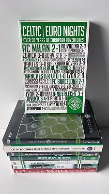 Celtic FC DVD Bundle X8  Glasgow Celtic Football Club Mix *V3 • £11.99