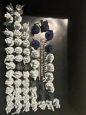 Warhammer 40k Space Marine Army Lot. Primed White • $208