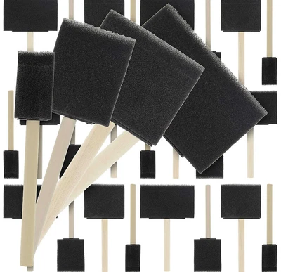 $12.99 • Buy Foam Paint Brush 26 Pc Set 1“+1.5”+2“+3”+4“