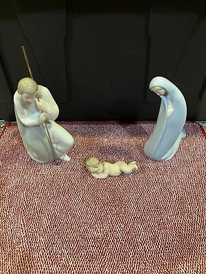 Lladro Holy Family Nativity #4533 4534 4535 St Joseph Madonna Baby Jesus • $115