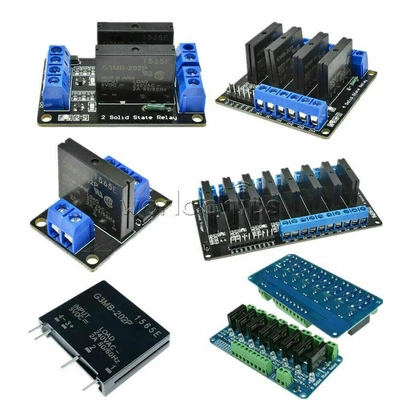$5.20 • Buy 1/2/4/8 Channels 5V SSR G3MB-202P Solid State Relay Module For Arduino