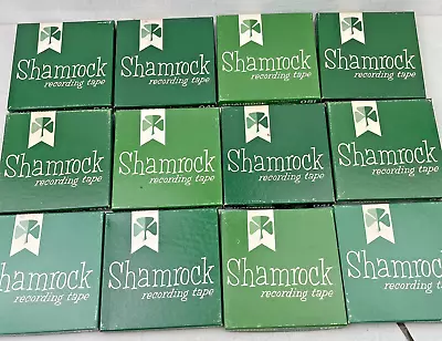 SHAMROCK Analog Reel To Reel Magnetic Recording Tape Lot X12 Tensilized 5  Boxes • $29.99