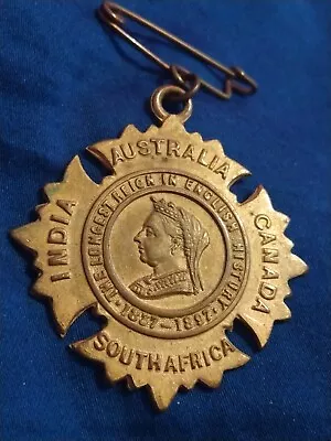1897 Queen Victoria Diamond Jubilee Medal India South Africa Canada Australia • $19.24