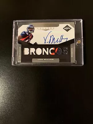 2011 Panini Limited Material Phenoms RC /299 Von Miller #202 Rookie Auto RC • $80