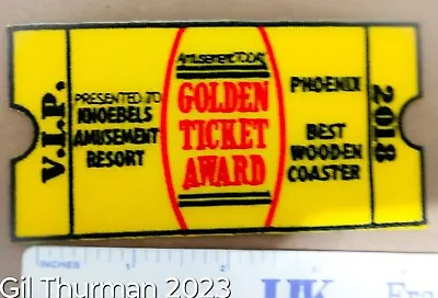 Knoebels Amusement Park  Best Roller Coaster-phoenix Golden Ticket Award 2018 • $7