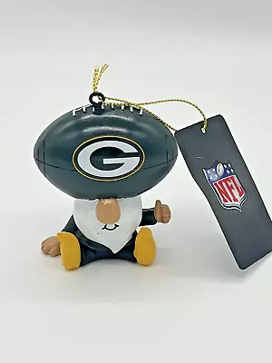 Green Bay Packers Resin Gnome Football Hat Ornament NFL Football Team Sports • $12.97