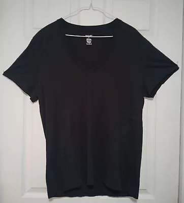 2(X)IST Men's Pima Cotton Slim Fit Deep V-Neck T-Shirt X-Large Black • $12