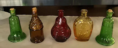 6 Miniature Glass Bottles NJ  & Taiwan • $14.99