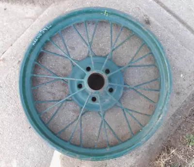 1926 1927 Model T Ford 21  Inch WIRE SPOKE WHEEL Original 5 Lug #4-- • $145