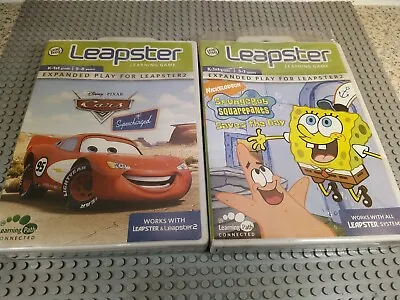 Leapster Explorer SpongeBob Squarepants & Disney Pixar Cars Games Brand New • £9.99