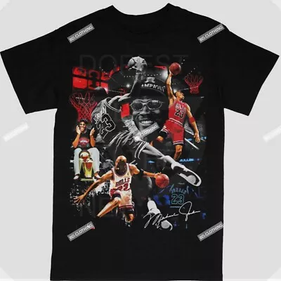 Michael Jordan Chicago Bulls Legacy Basketball Rap Style T-Shirt S-5XL • $36.99