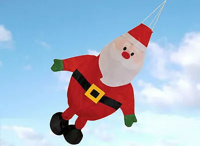 Santa Father Christmas Or Xmas Snowman Windsock Fly On A Telescopic Flag Pole • £11.99