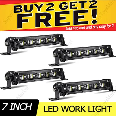 7Inch Led Work Light Bar Flood Spot Combo Lamp Driving Offroad Truck Motorcycle • $21.99
