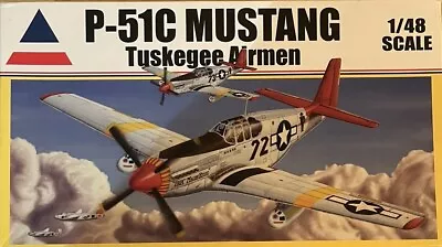 1:48 Accurate Miniatures P-51C Mustang USAAF Fighter  Tuskegee Airman  New  • $14