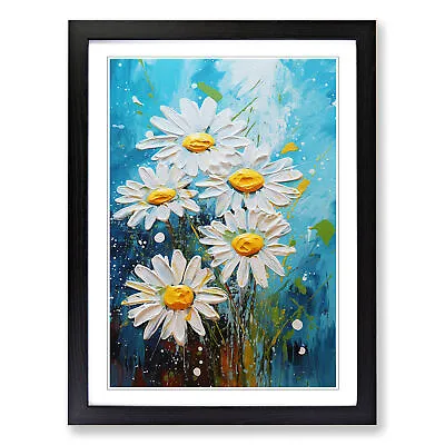 Daisy Action No.3 Wall Art Print Framed Canvas Picture Poster Decor Living Room • £34.95