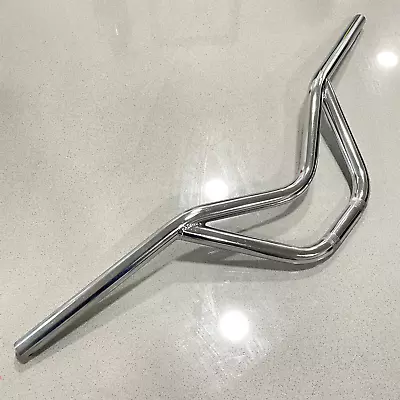 NOS Monty BMX Trials Bike Handlebars Vintage Chrome 700 Mm New Mid-school • $89.95