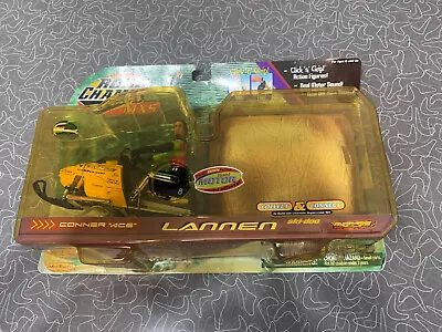 NEW SEALED 2000 JAKKS Road Champs MXS Conner Ace Lannen Ski-doo Click N Grip • $65