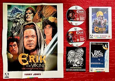 Erik The Viking DVD Arrow Video 2 Disc Special Edition W/Booklet + Poster OOP • £14.95