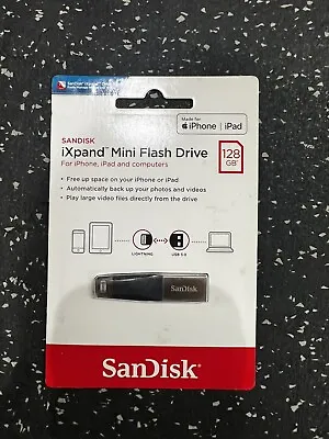 SanDisk Mini IXpand Flash Drive 128GB USB 3.0 OTG Flash Drive SDIX40N • $33.89