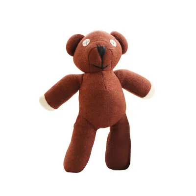 23cm Mr Bean Teddy Bear Animal Stuffed Plush Toy Soft Cartoon Brown Figure Doll • $8.97