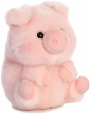 Aurora Rolly Pet 5  Prankster Pig #16833 Stuffed Animal Toy • $10.15