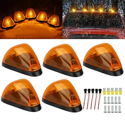 5X For 99-16 Ford F250 F350 F450 Super Duty Amber LED Cab Roof Marker Lights Kit • $16.99