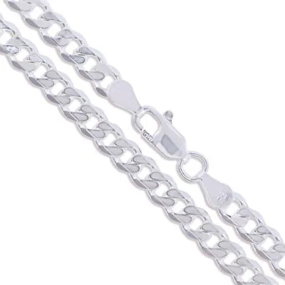 20  Sterling Silver Necklace Italian Cuban Curb Link Chain Pure 925 US Wholesale • $22.89