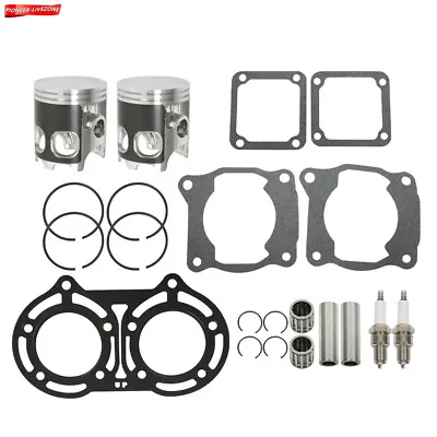 For Yamaha Banshee 350 ATV 64mm Standard Bore Pistons Bearings & Gasket Kit • $139.48