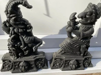 £60 • Buy Cast Iron Punch And Judy Door Stops