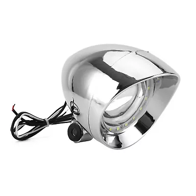 1x Motorcycle LED Angel Eye Headlight Fog Light Fit Dyna Glide Chrome F2# CL • $20.63
