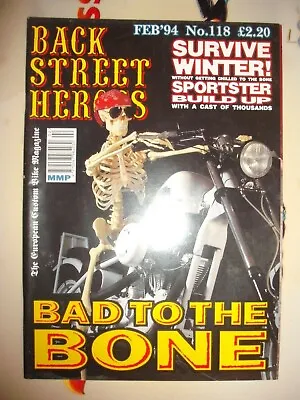 $3.08 • Buy Back Street Heroes 2/94 Harley Sportster Gsx750 Cb750 V8 Trike Triumph Gt500 2t