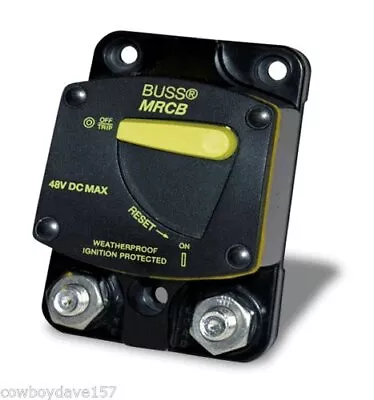 OSS-Bussman DC Circuit Breaker MRCB 200 Amp CB-187F-200 Manual Reset 187200F • $98.95