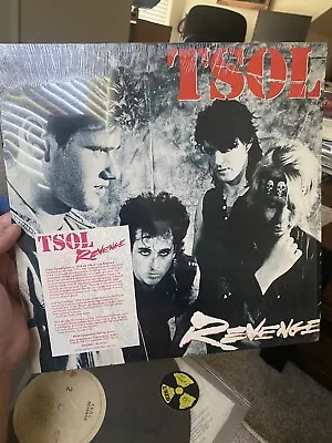 T.S.O.L. TSOL  Revenge 1986 Original US Lp Enigma ST-73211 In Shrink Wrap + Hype • $22