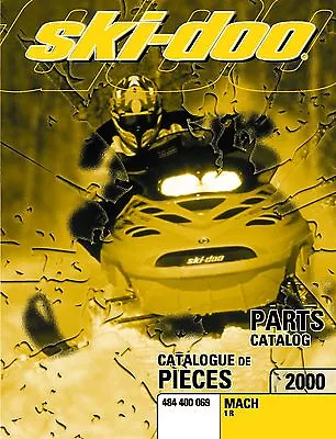 Ski-Doo Parts Manual Catalog Book 2000 MACH 1 R • $18.50