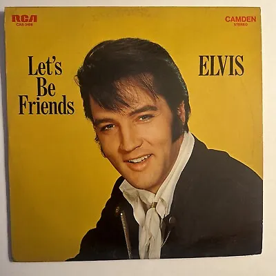 Elvis Presley Vinyl LP  Record Lets Be Friends 1970 VTG RCA CAS-2408 Camden • $10.86