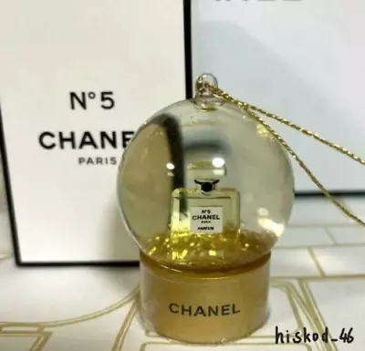 CHANEL Snow Globe Dome Ornament Gold W/ Box N°5 PERFUME VIP LTD. Novelty Benefit • $184.63