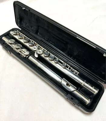 YAMAHA YFL-221 Flute Used Tested Working Musical Instrument With Case F/S • $507.84