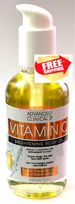 ADVANCED CLINICALS Vitamin C Brightening Body Oil • $17.89