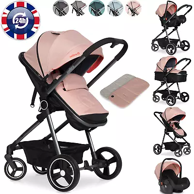 £245 • Buy Baby Pram Pushchair Light Buggy  Stroller 3in1 Travel System With Car Seat 2023